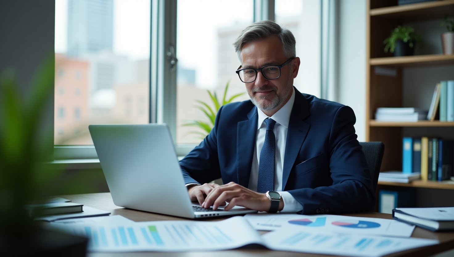 Équipe comptable professionnelle